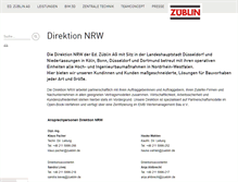 Tablet Screenshot of nrw.zueblin.de