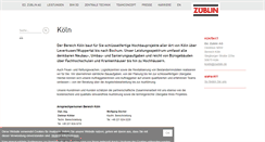 Desktop Screenshot of koeln.zueblin.de